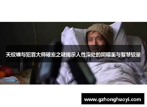 天纹缠与犯罪大师破案之谜揭示人性深处的阴暗面与智慧较量 天纹缠与犯罪大师破案之谜揭示人性深处的阴暗面与智慧较量